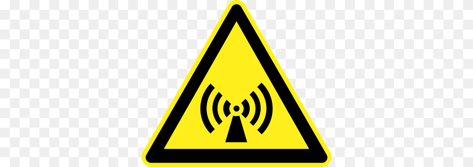 Electromagnetic Field Sign, Symbol, Triangle, Road Sign Png