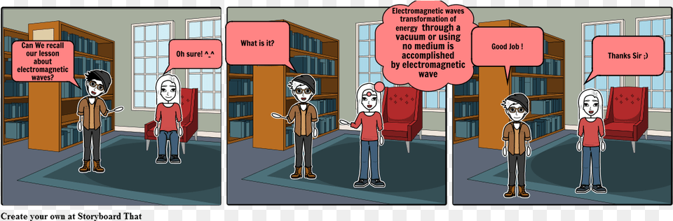 Electromagnetic Wave Story Board, Book, Publication, Comics, Library Free Transparent Png