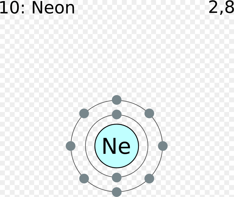 Electron Shell 010 Neon Atomic Model Of Rhodium, Nature, Night, Outdoors, Weapon Free Transparent Png