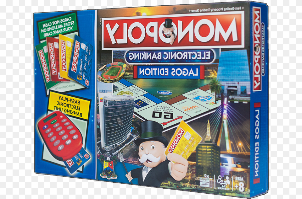 Electroni Banking Monopoly Educational Toy, Baby, Person, Advertisement, Face Png Image