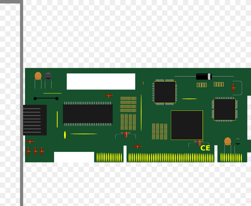 Electronic Board Vector, Computer Hardware, Electronics, Hardware, Computer Png