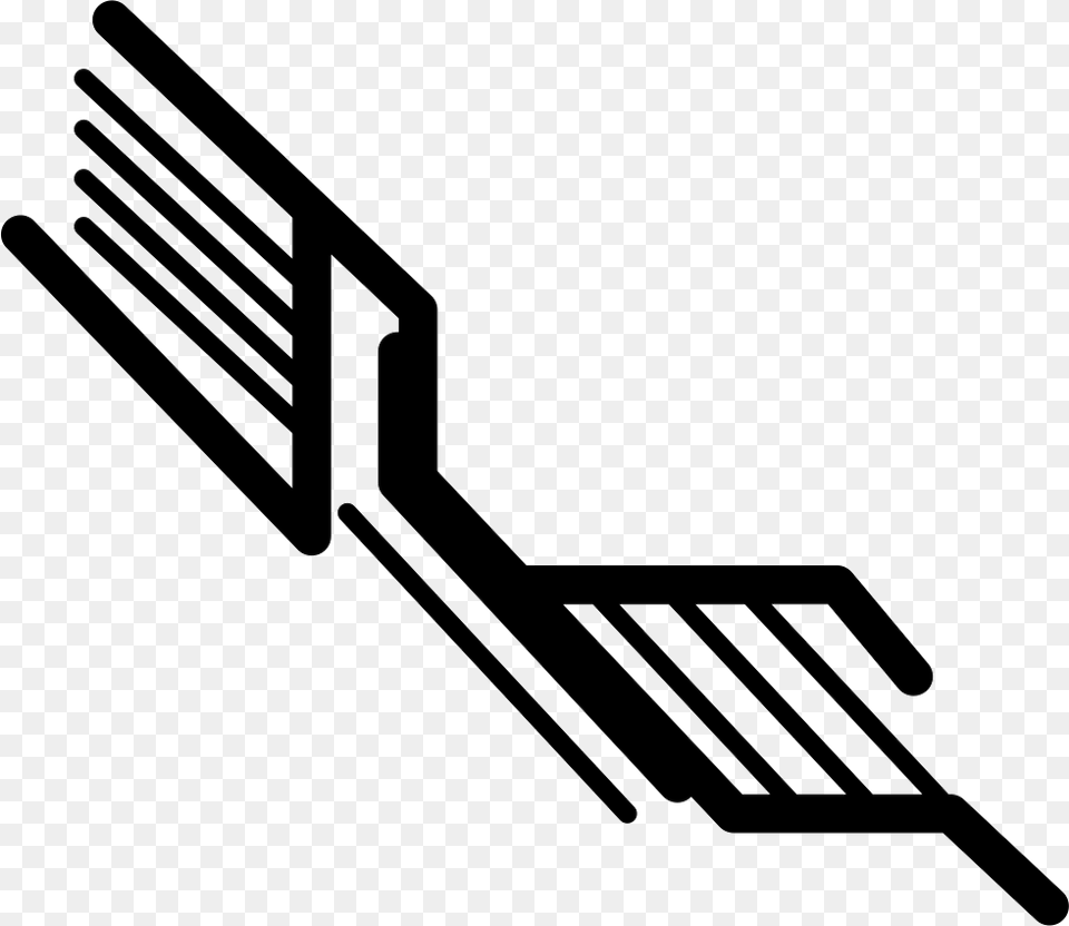 Electronic Circuit In Diagonal Lines Electronic Circuit, Cutlery, Fork Png
