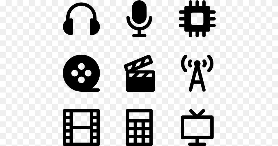 Electronic Compilation Electronic Icons, Gray Png