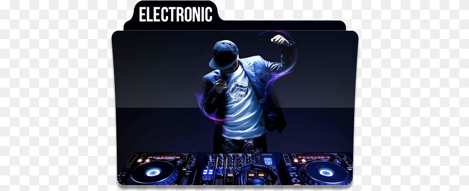 Electronic Music Folder Folders 1 Icon Of House Music Dj, Adult, Male, Man, Person Png