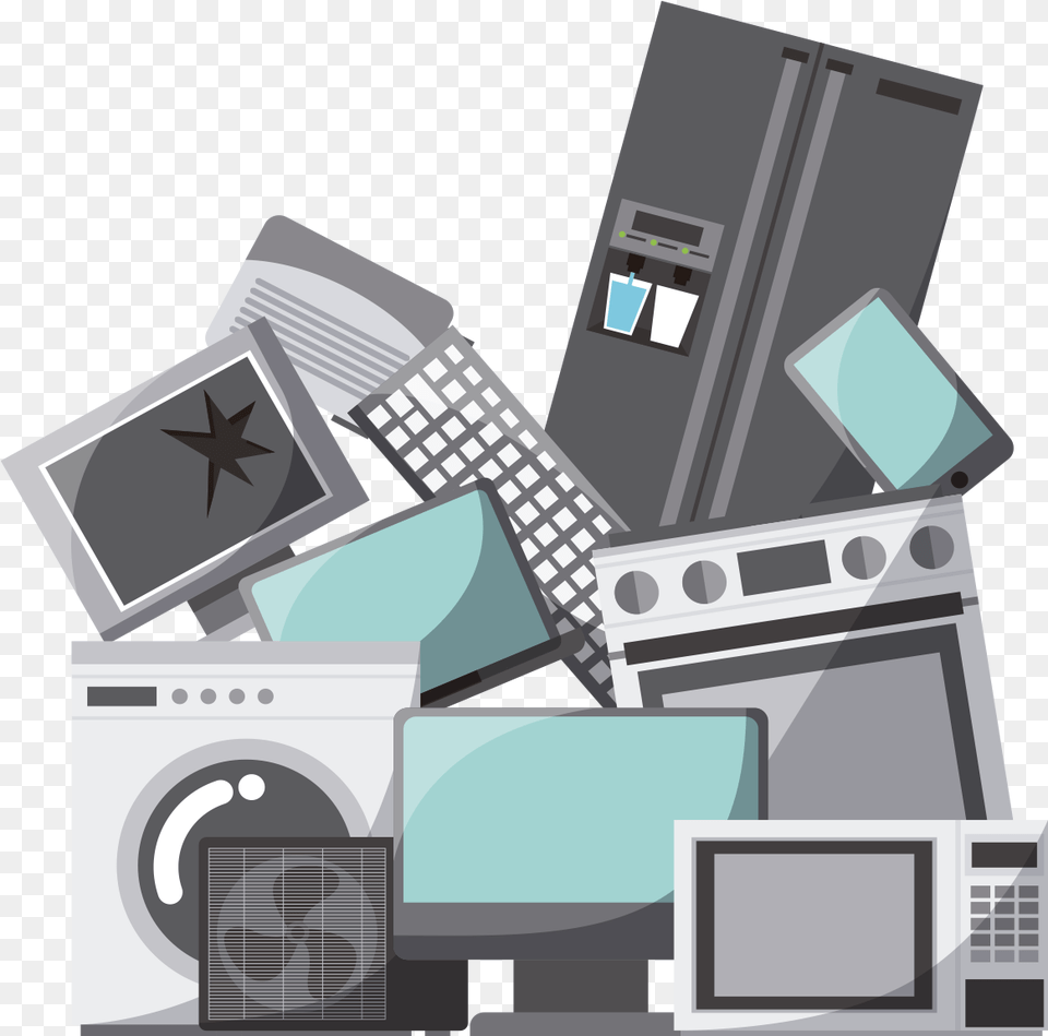 Electronic Waste, Device, Appliance, Electrical Device, Business Card Png Image