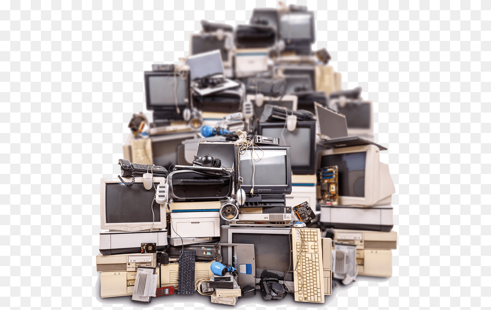 Electronic Waste E Waste Table, Screen, Monitor, Hardware Free Transparent Png