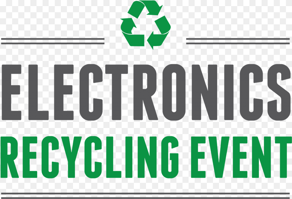 Electronics Recycling Event, Recycling Symbol, Symbol Png