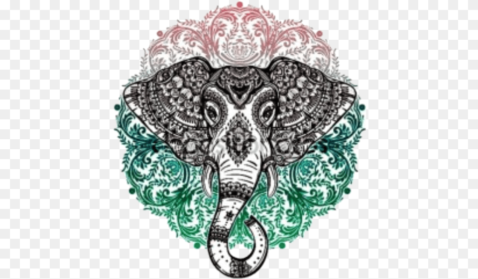 Elefante Elephant Mandala Hipster Elephant Mandala, Art, Doodle, Drawing, Animal Png Image