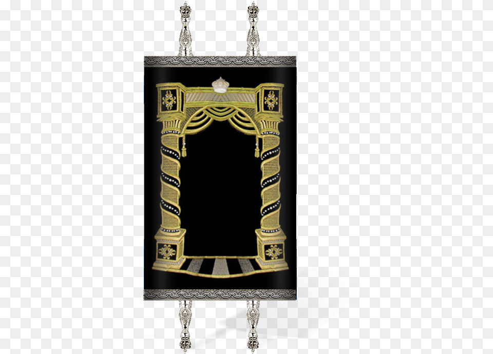 Elegance Gate Gold Parochet, Cross, Symbol Png