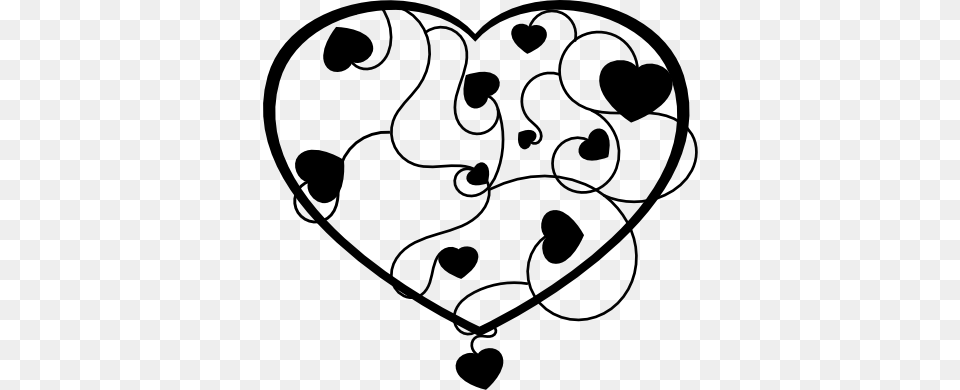 Elegant Black And White Valentines Day Clipart Best Black, Heart, Balloon, Baby, Person Free Png