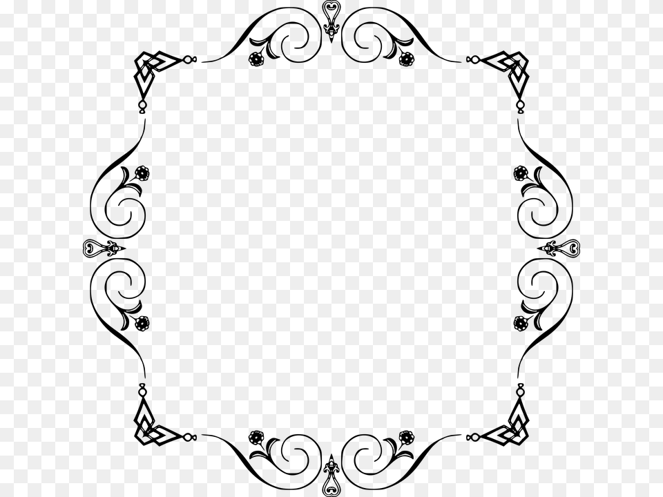 Elegant Border 17 Buy Clip Art Happy Birthday To You Jessica, Gray Free Transparent Png