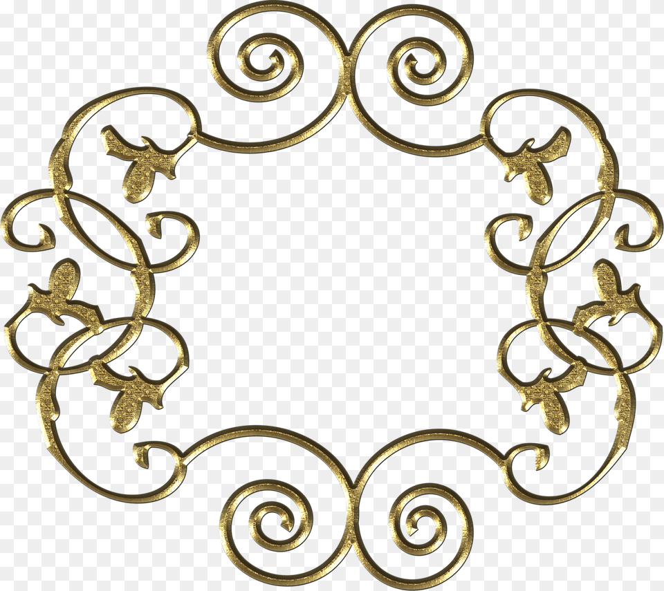 Elegant Border, Bronze, Accessories, Jewelry, Necklace Png