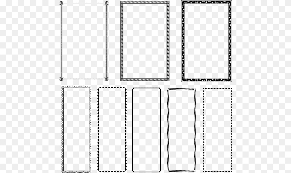 Elegant Borders And Graphics Designed To Fit Both Monochrome, Home Decor Png Image