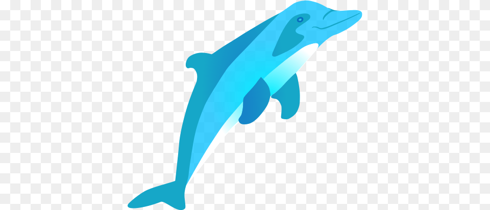 Elegant Bottlenose Dolphin Clipart, Animal, Mammal, Sea Life, Fish Png Image