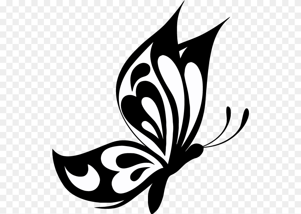 Elegant Butterfly Vector Images An Images Hub Transparent Butterfly Vector, Stencil, Art, Floral Design, Graphics Free Png