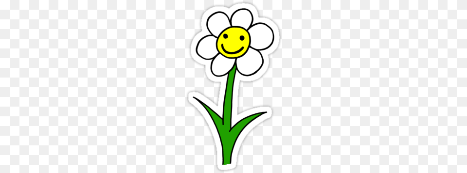 Elegant Cartoon Flower Flower Cartoon Clipart Best Happy Cartoon Flower, Daffodil, Daisy, Plant, Ammunition Png Image