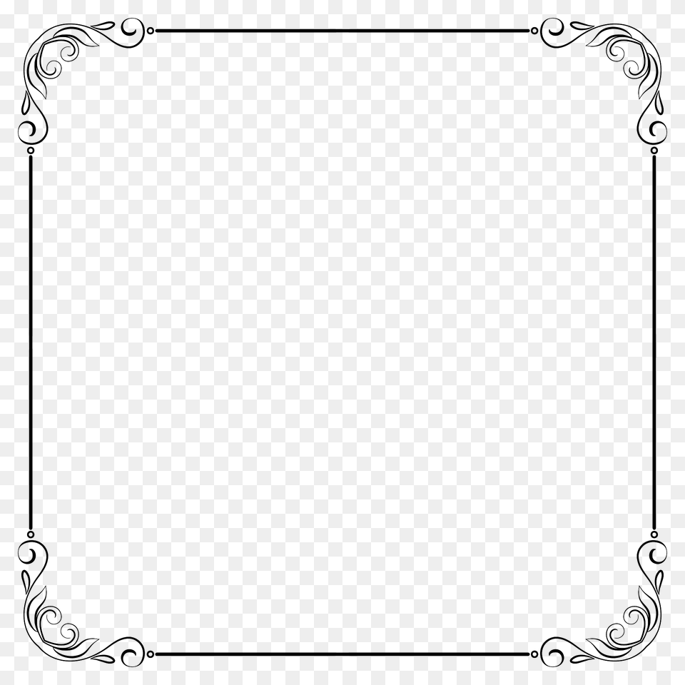 Elegant Flourish Frame Extrapolated Clipart, Green, Art, Floral Design, Graphics Png Image