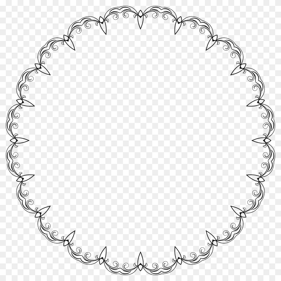 Elegant Flourish Frame Extrapolated Clipart, Home Decor, Oval, Texture Png Image