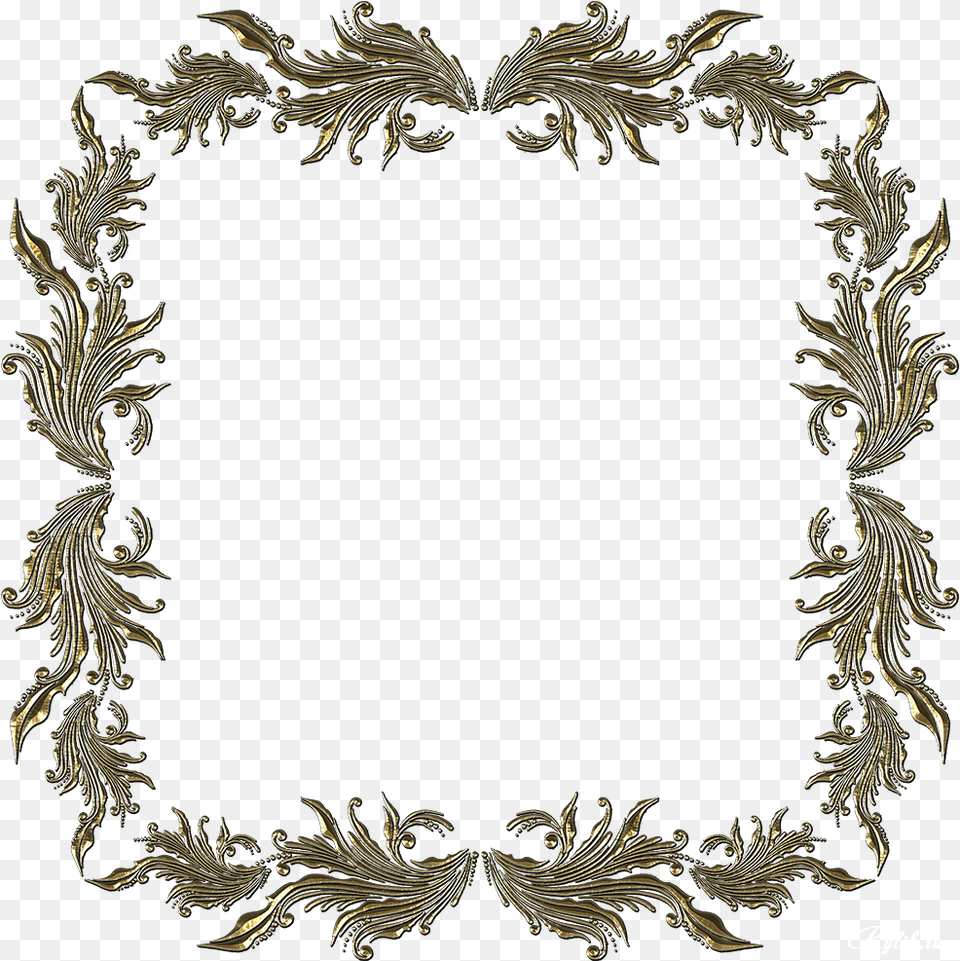 Elegant Frame Noteworthy Collections Ns 393 Leafy Square Custom Snap, Oval, Pattern, Photography, Art Free Transparent Png