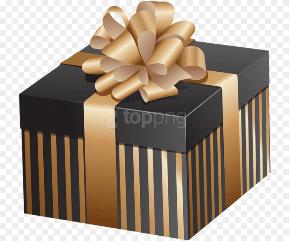Elegant Gift Box Gold Gift Box Free Png