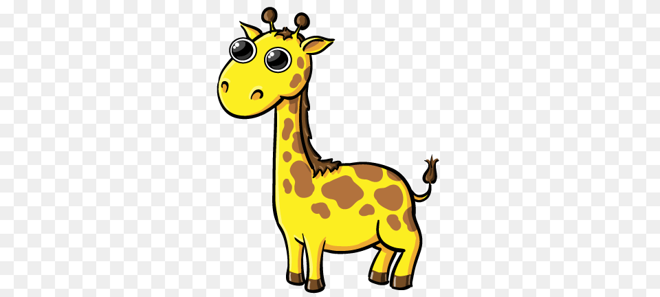 Elegant Giraffe Clipart, Animal, Mammal, Canine, Dog Free Transparent Png