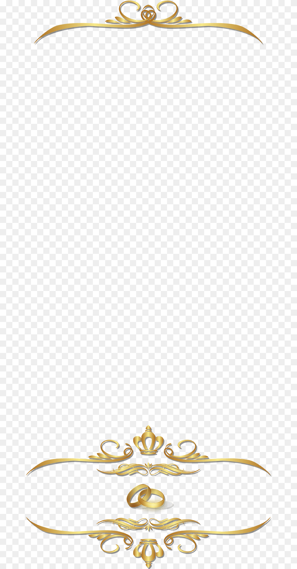 Elegant Golden Ornamental Wedding Snapchat Filter Snapchat Wedding Filter, Accessories, Bronze Png Image