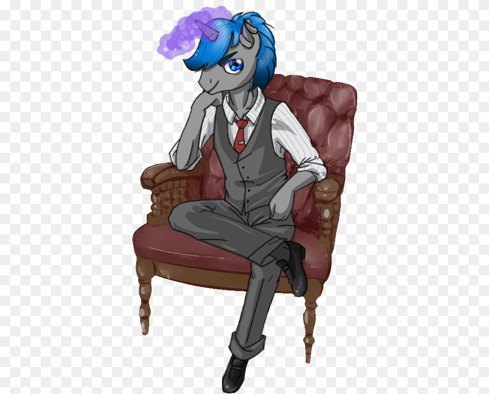 Elegant Hybrid Male Necktie Oc Oc Sitting, Book, Comics, Publication, Baby Free Transparent Png