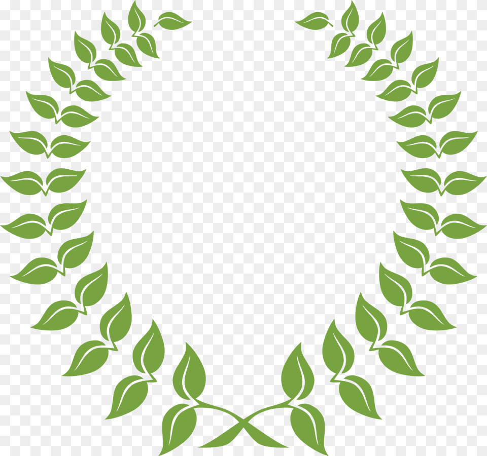 Elegant Laurel Wreath Laurel Wreath Vector, Green, Leaf, Plant, Pattern Free Png Download