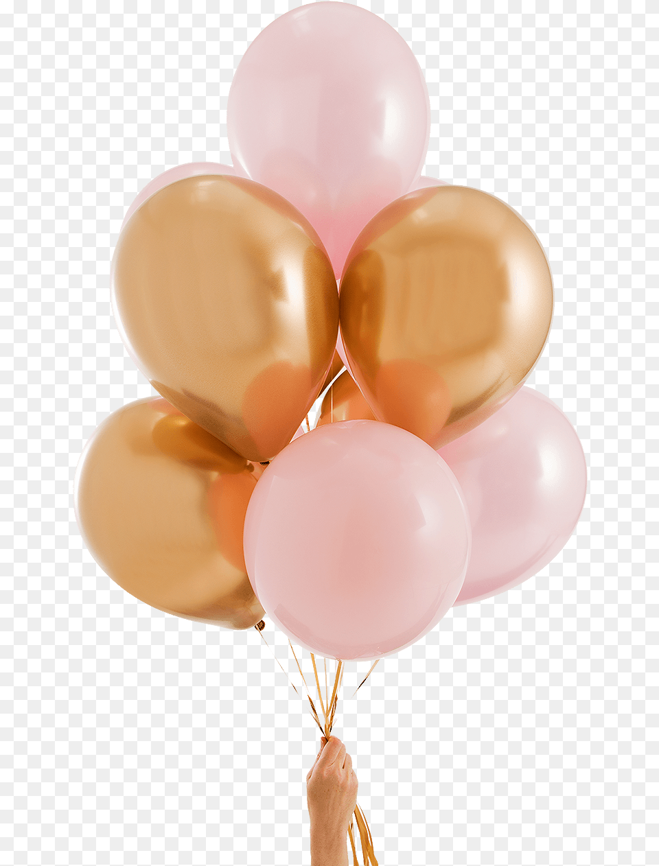 Elegant Pink U0026 Gold Party Balloons 14 Pink And Gold Balloons, Balloon Png