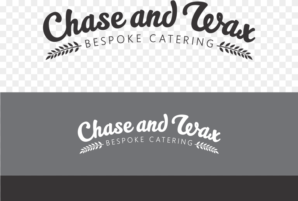 Elegant Playful Catering Logo Design For Chase And Calligraphy, Text Png