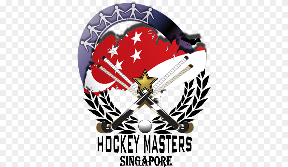 Elegant Playful Flag Logo Design For Hockey Masters Wall Clock, People, Person, Field Hockey, Field Hockey Stick Free Png