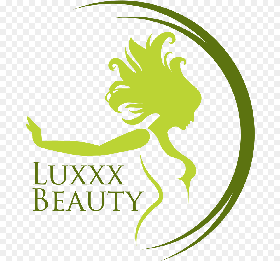 Elegant Playful It Company Logo Design For Luxxx Beauty By International Women Day Hd, Green, Person, Face, Head Png Image