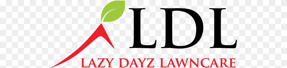 Elegant Playful Logo Design For Lazy Dayz Lawncare Carmine, Leaf, Plant, Text Png Image