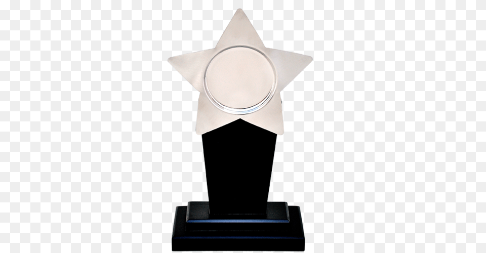 Elegant Silver Star Trophy Shape Custom Shape Rs Number, Computer, Electronics, Laptop, Pc Png Image