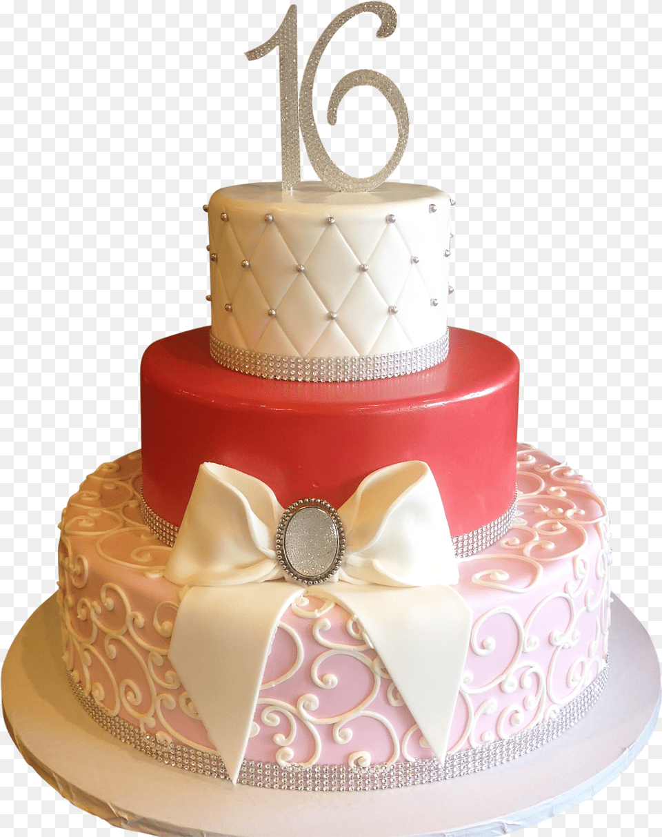 Elegant Sweet 16 Birthday Cakes In Nyc 3 Layer Birthday Cake, Dessert, Food, Birthday Cake, Cream Png Image