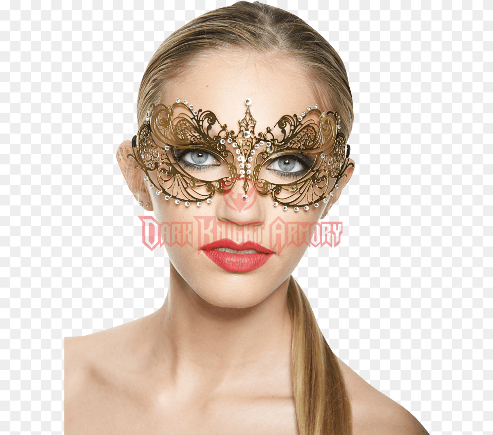 Elegant Venetian Metal Filigree Laser Cut Masquerade, Adult, Wedding, Person, Woman Png