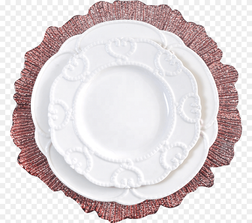 Elegant Wedding Custom Ceramic Porcelain Plates Serving Placemat, Art, Pottery, Saucer, Plate Free Png Download
