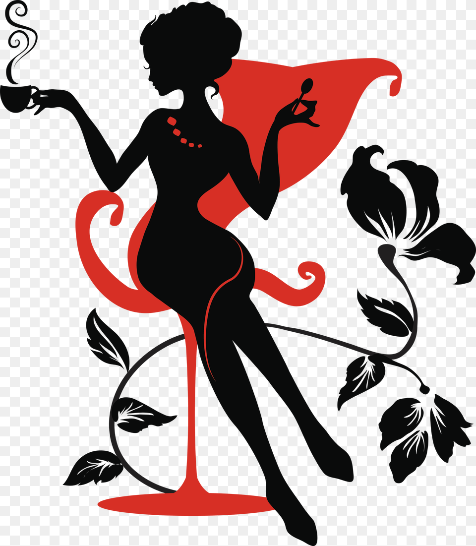 Elegant Woman Silhouette Clip Art, Graphics, Modern Art, Adult, Female Free Png Download