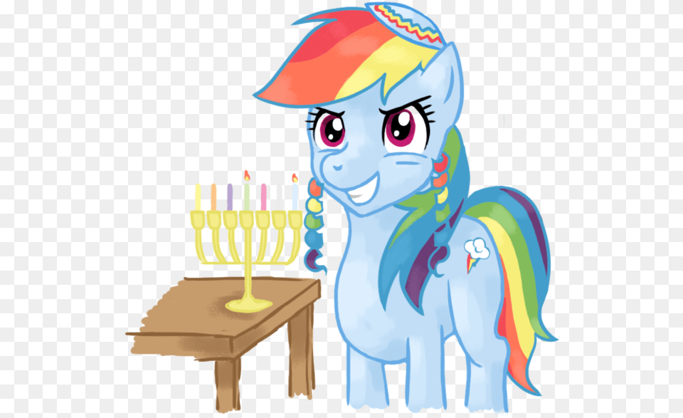 Elegantmisreader Hanukkah Judaism Menorah Payots Jewish My Little Pony, Person, People, Food, Birthday Cake Png