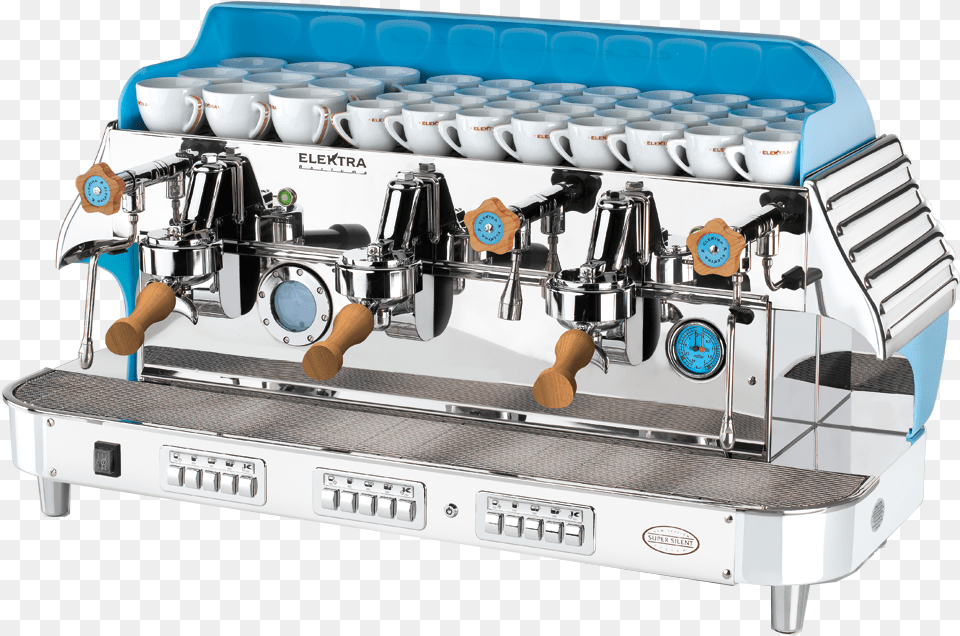 Elektra Barlume Coffee Machine, Cup, Engine, Motor, Beverage Png