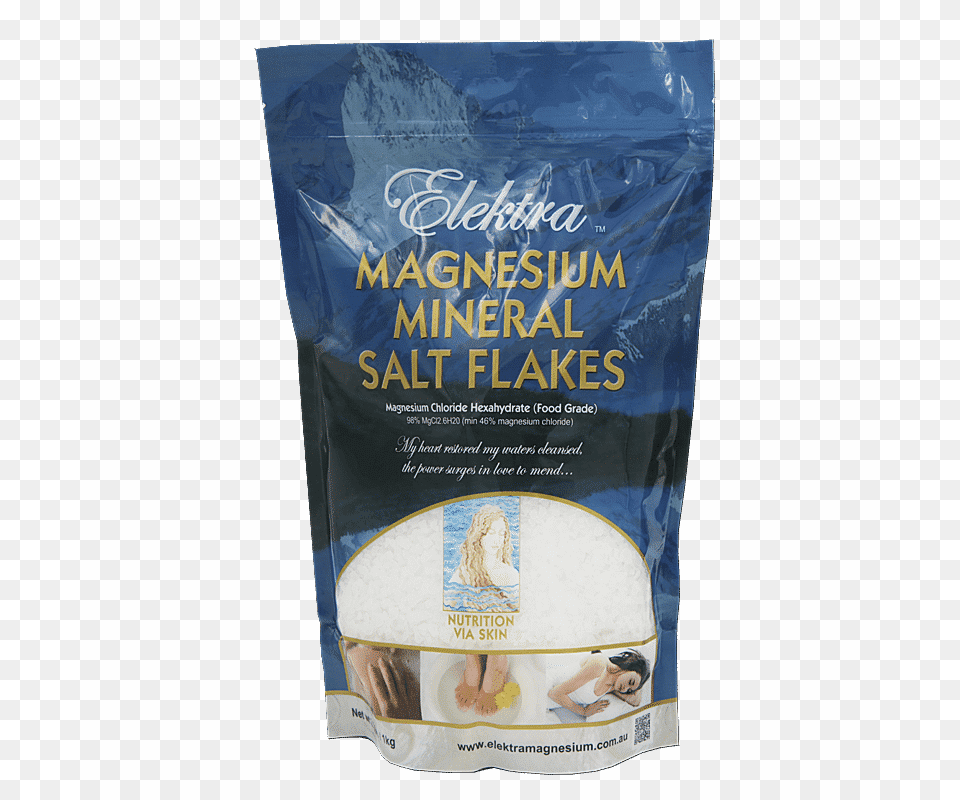 Elektra Magnesium Flakes Magnesium Flakes 1kg Food Grade, Person, Head, Face Png Image