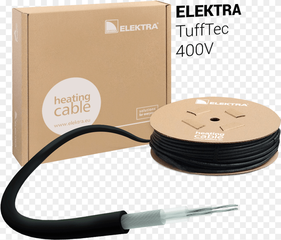 Elektra Tufftec 400v Heating Cable For Snow And Ice Electrical Cable, Box, Cardboard, Carton Png Image