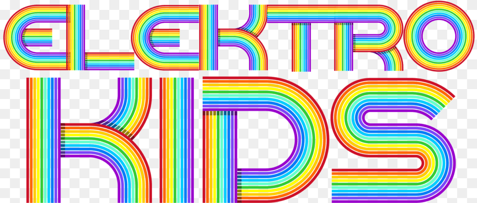 Elektro Kids Logo Graphic Design, Light, Neon Free Png