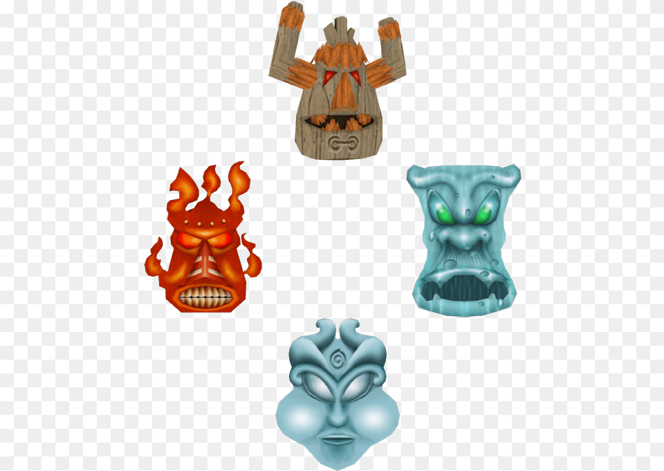 Elemental Crash Bandicoot The Wrath Of Cortex Masks, Architecture, Emblem, Pillar, Symbol Png