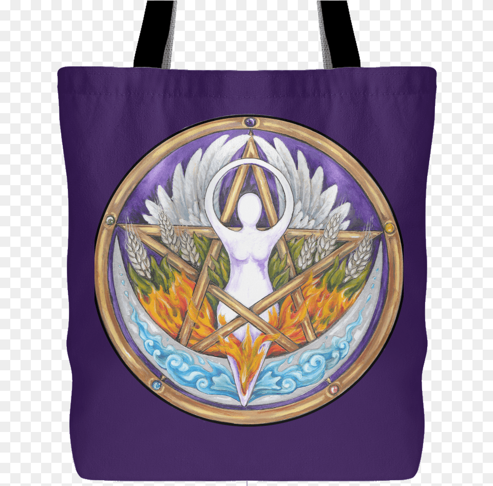 Elemental Goddess Altar Tote Bag, Accessories, Handbag, Tote Bag Png Image