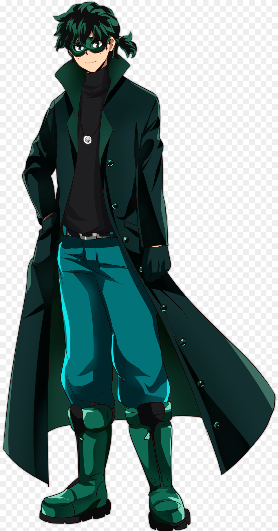 Elemental Guardian Deku Illustration, Clothing, Coat, Adult, Man Free Png Download