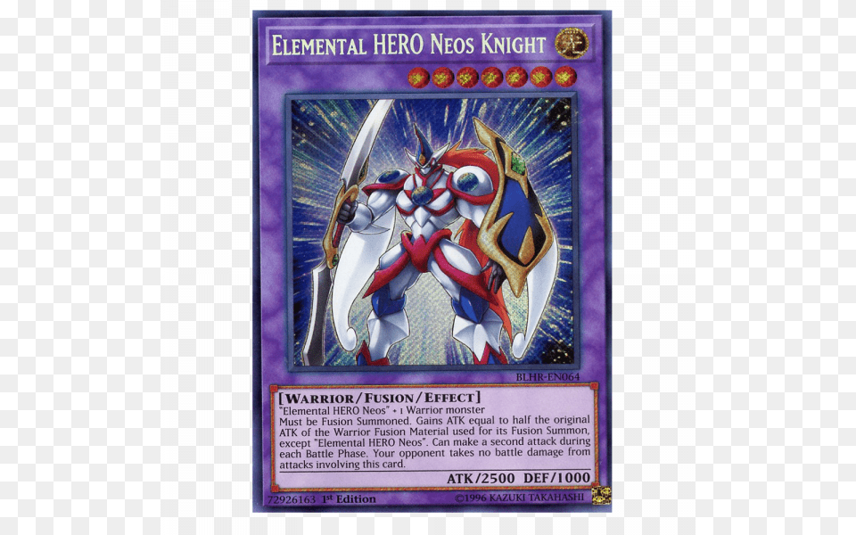 Elemental Hero Neos Knight, Purple Png