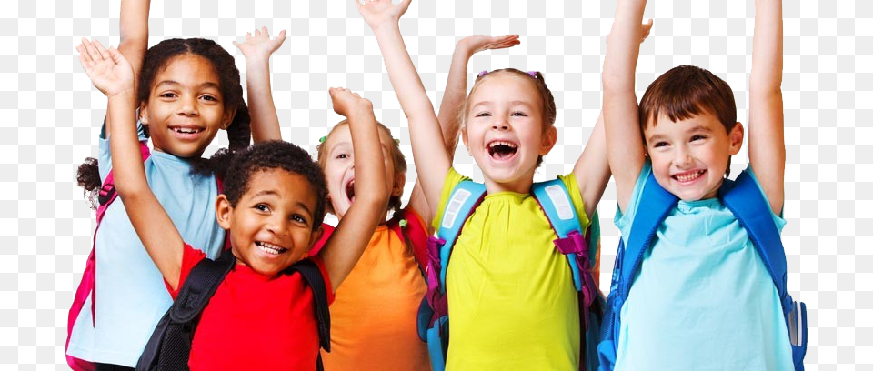 Elementary Group Of Students, Person, Face, Happy, Head Png Image