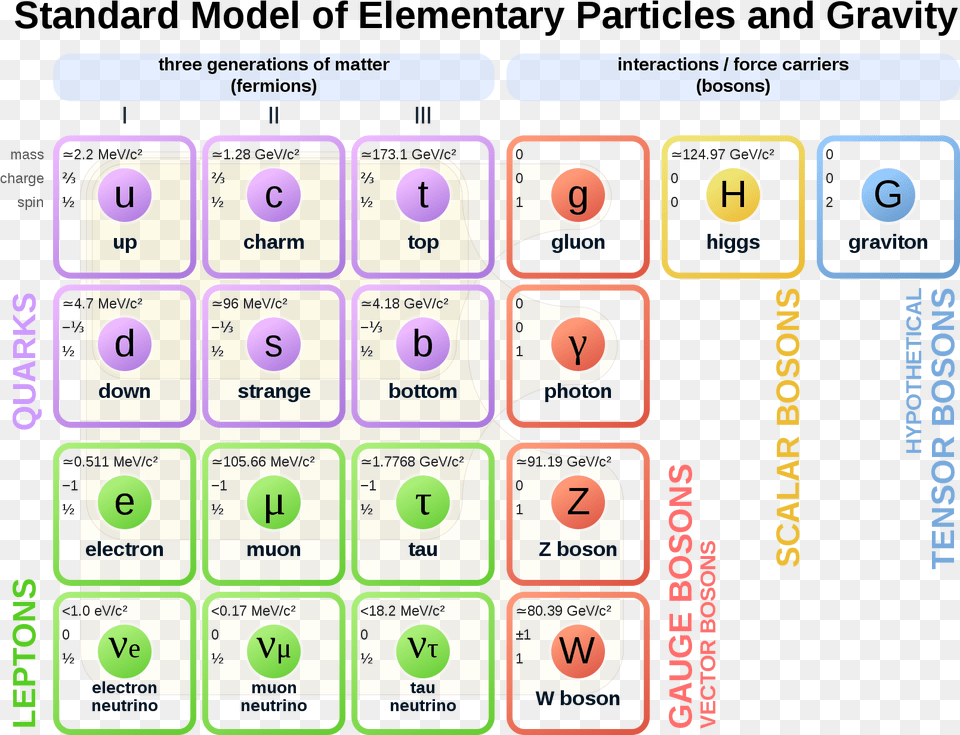 Elementary Particles Gravity Standard Model, Scoreboard, Text Free Png