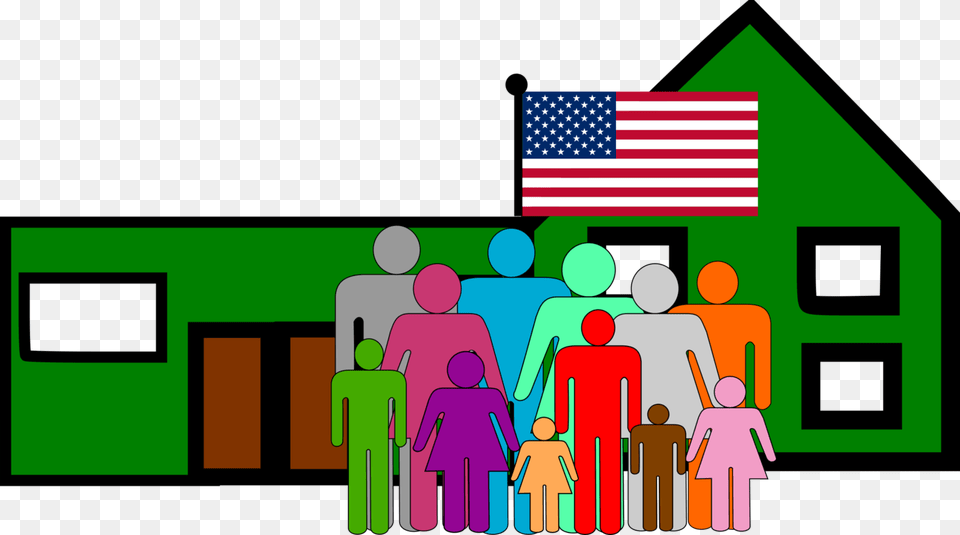 Elementary School Computer Icons First Day Of School, American Flag, Flag, People, Person Free Png Download